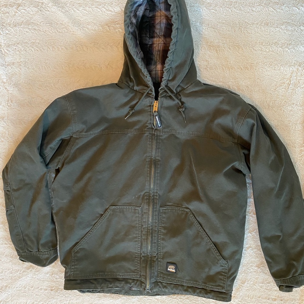Berne flannel lined work coat